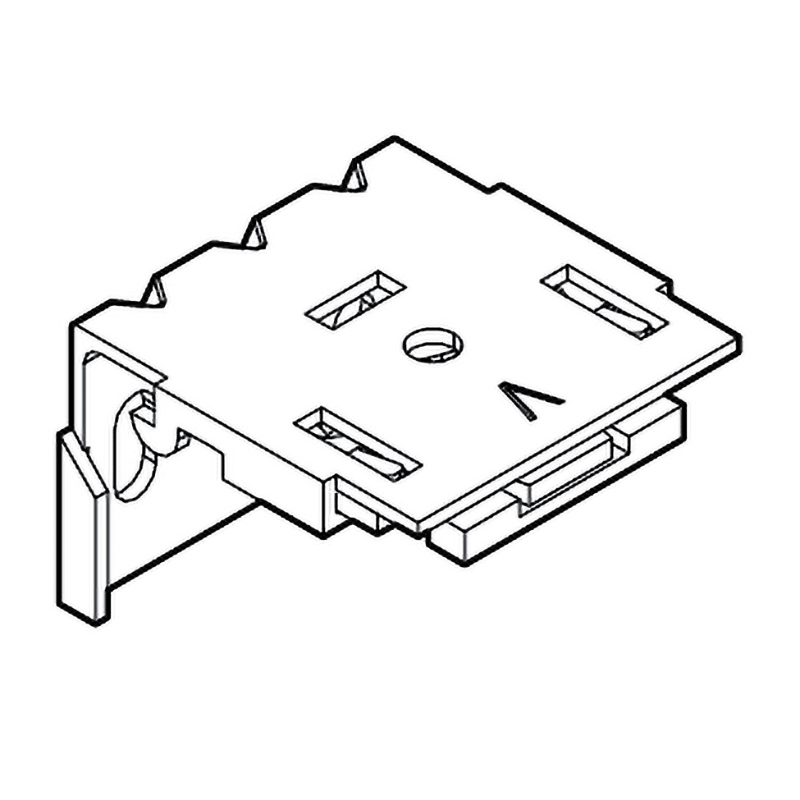 Vako Spring Bracket for Both Wall and Ceiling White