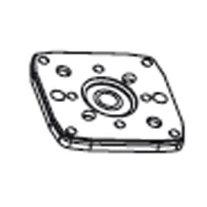 US Multi-Entraxe CSI Bracket U.S. thread 1/4 - 20, 5/16 - 18 threads. Delivered with two motor mounting screws (3/16" Socket Head). Black finished aluminum alloy.