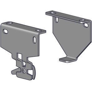 R16-R24 R-Series mounting bracket set (2.875" projection) zinc finish. For R16 and R24 clutch for installing R-series R16/R24 roller shakde systems.