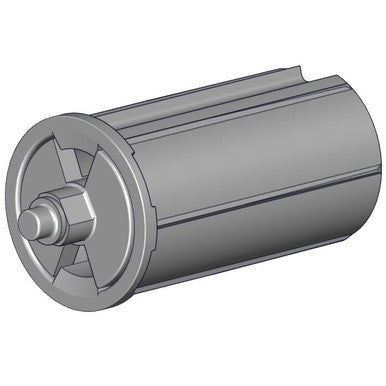 Rollease Heavy duty Skyline pin end (1.5"). Secures idle end of roller shade tubes to allow the shade to be secured and installed correctly.