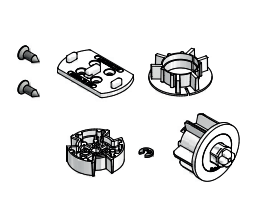 Louvolite 45 mm Motor Pack For use with R1725