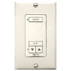 Decoflex 1 channel wall switch Wirefree RTS Color is Ivory. Complete assembly including face plate.