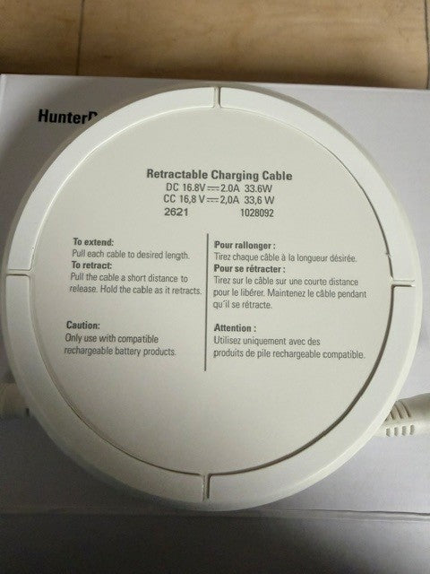Retractable Charging Cable for Hunter Douglas #1028092
