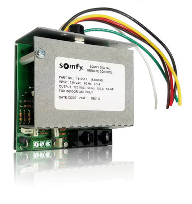 Remote control for the Somfy Digital Key Pad. The Somfy Digital Keypad is a programmable indoor or outdoor security switch for rolling shutters, doors and gates.