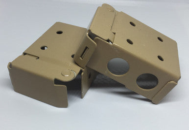 2" Low Profile Box Brackets - Tan