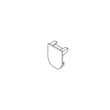 Vako End Cap - White