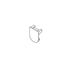 Vako End Cap - White