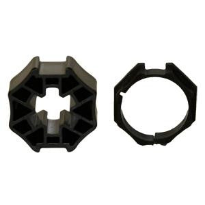 40mm Octagonal tube Crown & Drive set for 400 Series motor.