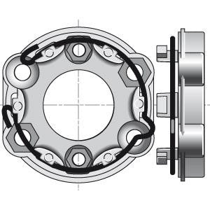Somfy Universal Motor Bracket