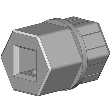 Rollease Shaft Adapter Cord Lift - mm Square