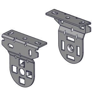 Standard mounting bracket set for Easy Spring Ultra on 1.5" tube.