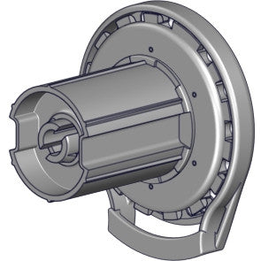 G200 Galaxy Skyline geared clutch (1.5"). Has gears that allow the clutch to carry more fabric than a standard clutch.