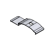 Louvolite Cassette Top Fix Brackets, Spring