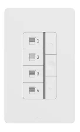 DecoFlex WireFree™ Zigbee 4 Channel Surface-mount, White
