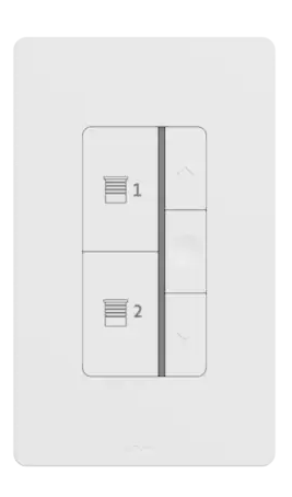 DecoFlex WireFree™ Zigbee 2 Channel In-wall, White