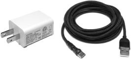 Tri-Power 5V/2A Charger with USB-C Cable and Magnetic Tip (Kit) #H18-CABLE-WITH-MAG-TIP-9.8FT