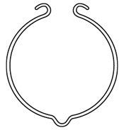 Stop Ring Available In Standard, With Loop, And With Locking Screw
